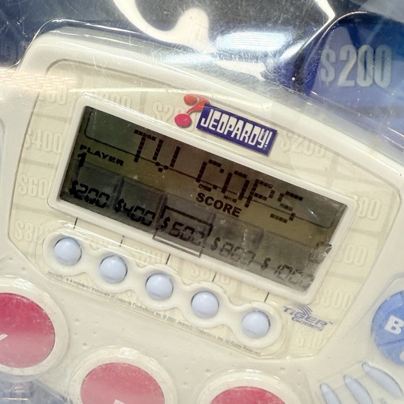 2002 Tiger Games Hasbro Jeopardy! Electronic Hand-Held LCD Game Brand NEW Sealed
